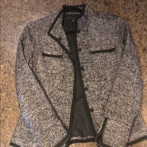 Wool Elie Tahari black/white blazer Size M